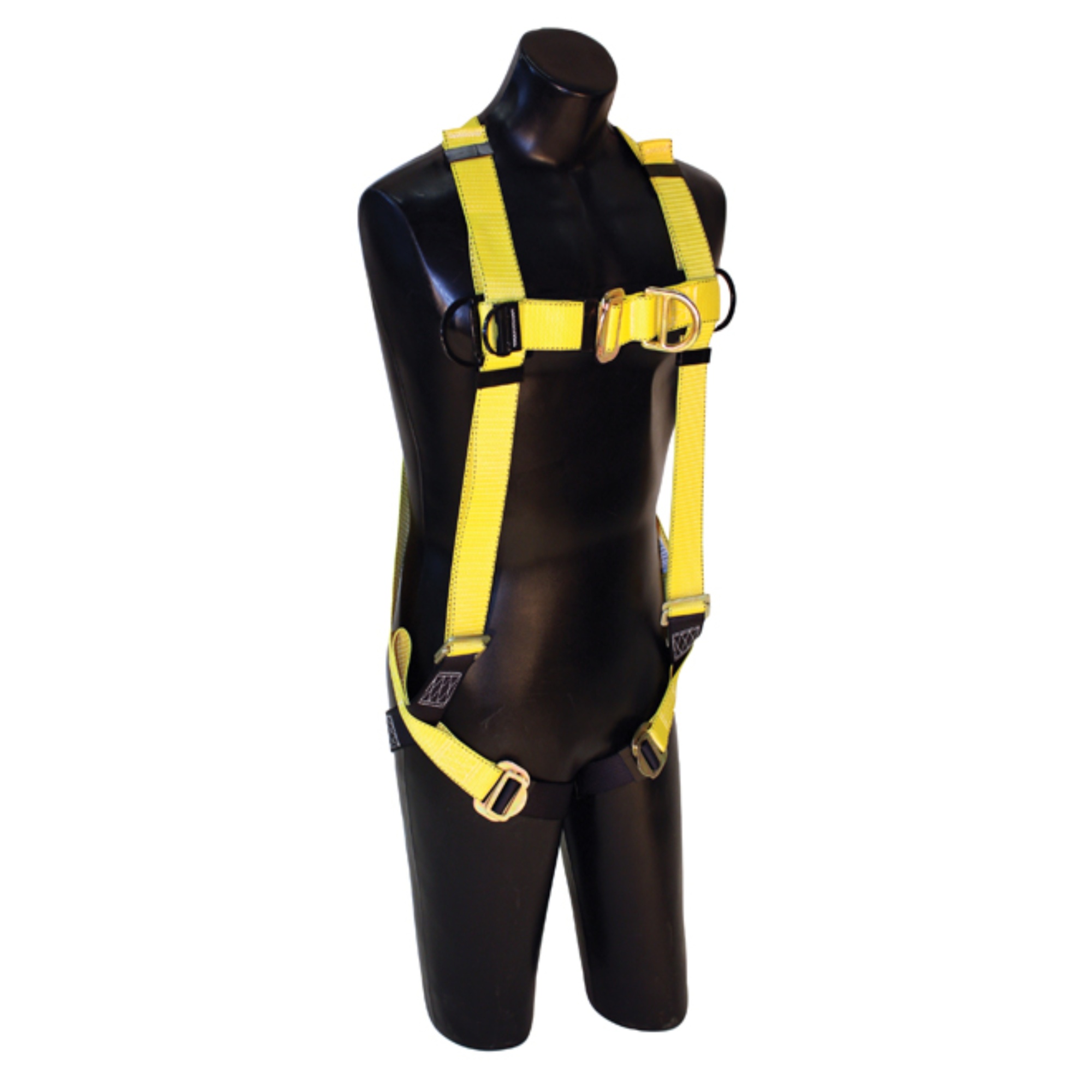 FALL SAFE™ - Safety Harness - A-SERIES - Vest-Style Climbing - Back / Front, Pass Through, Pass Through - Size: XL - Model # 801450
